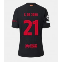 Fotbalové Dres Barcelona Frenkie de Jong #21 Venkovní 2024-25 Krátký Rukáv